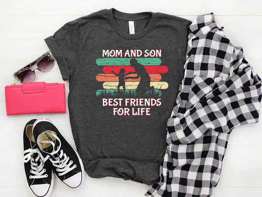 Mom And Son Best Friend For Life Shirt